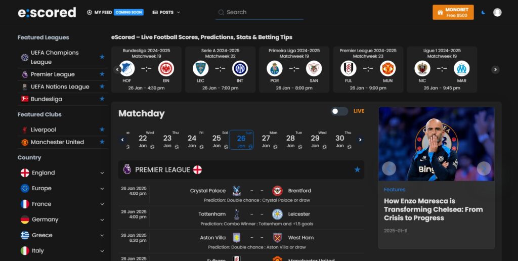 Best Football Prediction Websites in 2025 - eScored