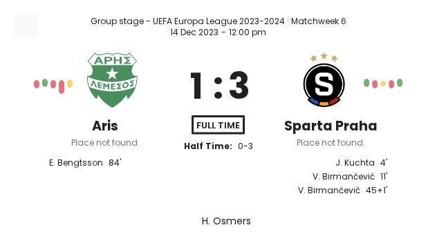 Aris - Sparta Praha ?:? - 2023-12-14 1 featured image 154303