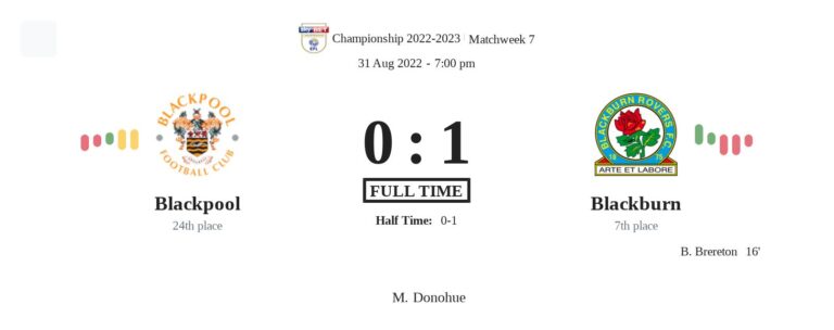 Blackpool - Blackburn ?:? - 2022-08-31 1 featured image 159436