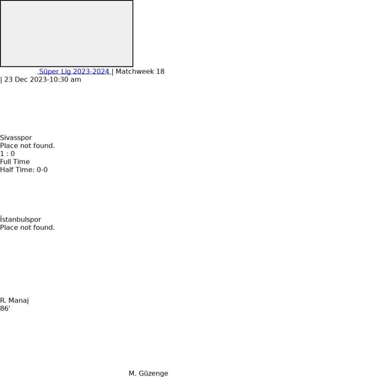 Sivasspor - İstanbulspor ?:? - 2023-12-23 1 featured image 150994