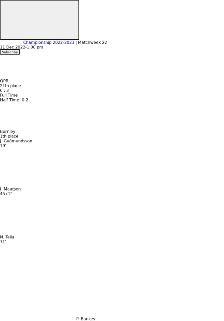 QPR - Burnley ?:? - 2022-12-11 3 featured image 159615