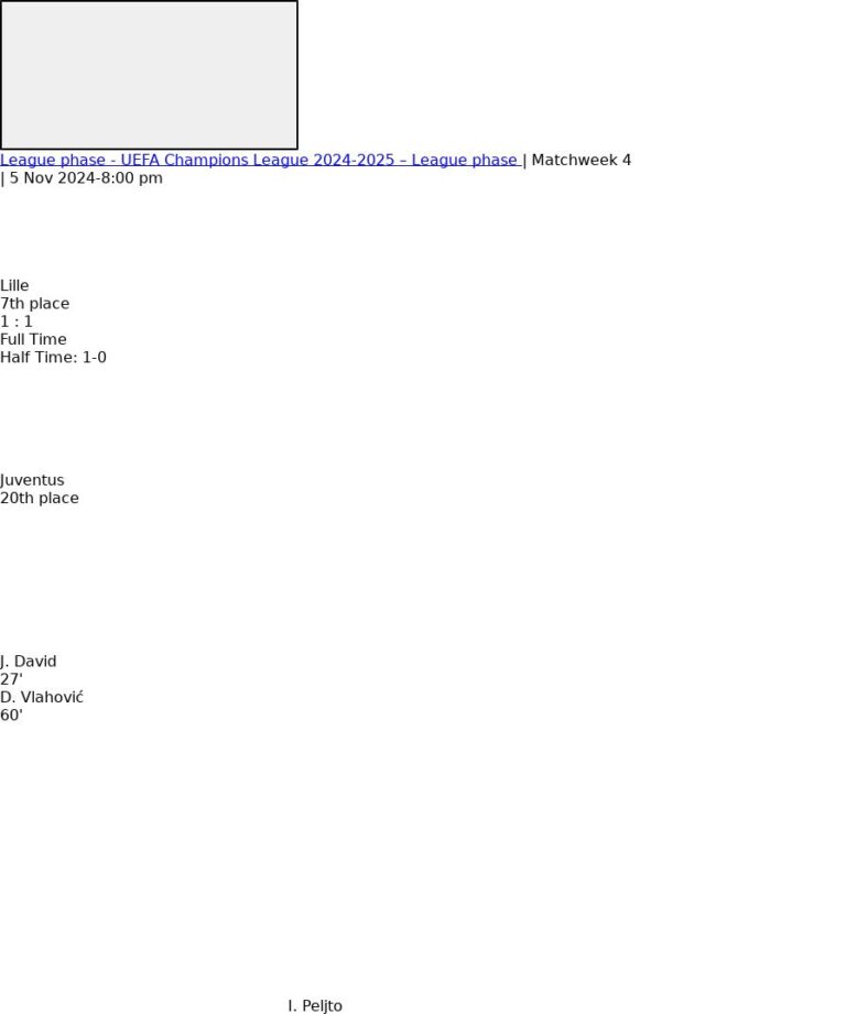 Lille - Juventus 2 featured image 21335