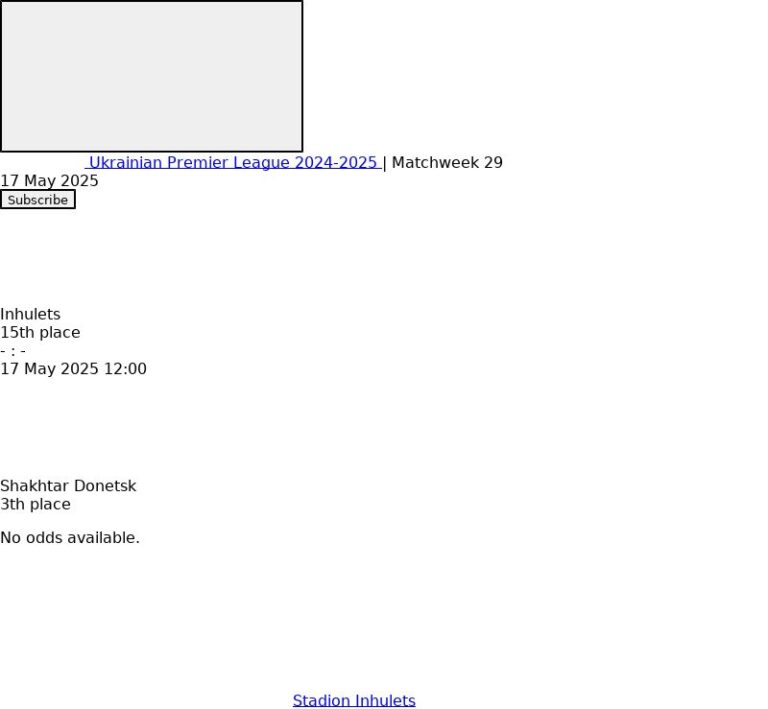 Inhulets - Shakhtar Donetsk ?:? - 2025-05-18 5 featured image 53745