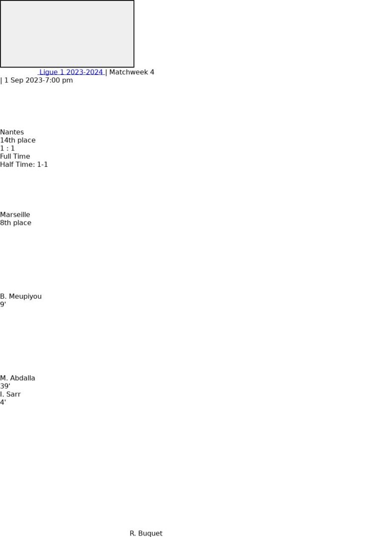 Nantes - Marseille 3 featured image 73259