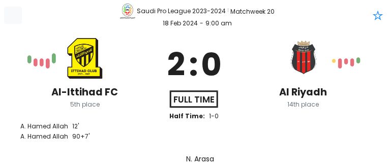 Al-Ittihad FC - Al Riyadh ?:? - 2024-02-18 5 featured image 150186