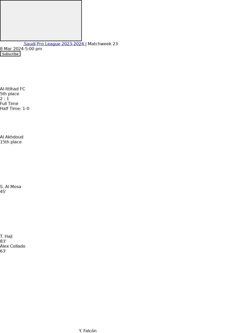 Al-Ittihad FC - Al Akhdoud ?:? - 2024-03-08 1 featured image 150212