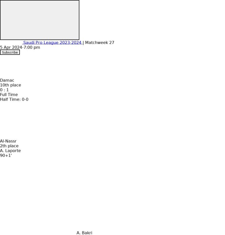 Damac - Al-Nassr ?:? - 2024-04-05 5 featured image 150247