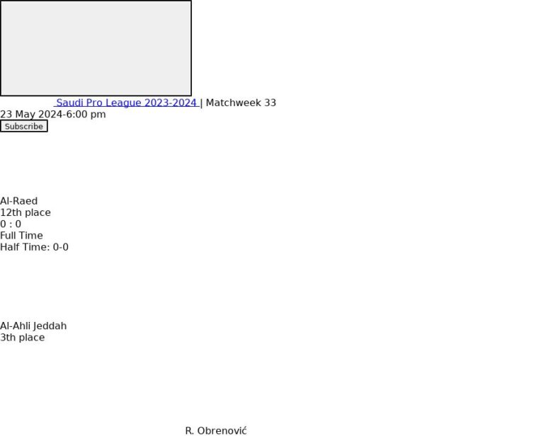 Al-Raed - Al-Ahli Jeddah ?:? - 2024-05-23 3 featured image 150301