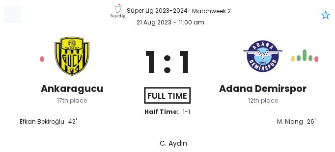 Ankaragucu - Adana Demirspor ?:? - 2023-08-21 1 featured image 150850