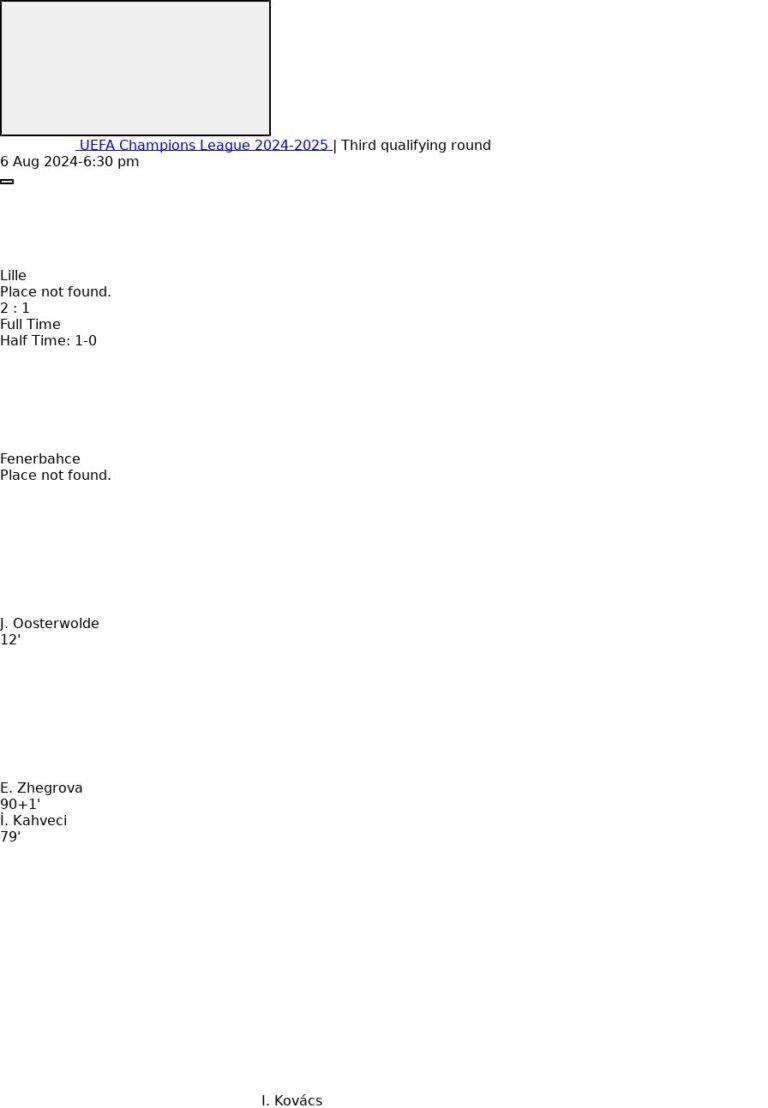 Lille - Fenerbahce 2 featured image 21225