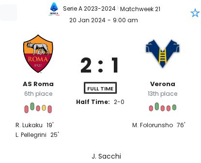 AS Roma - Verona 5 featured image 33163