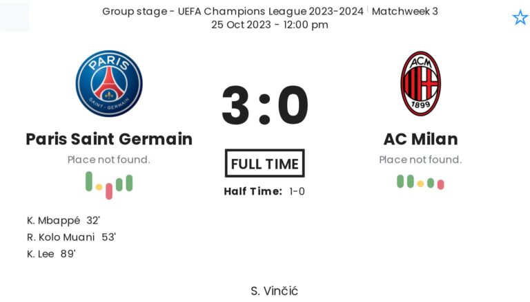 Paris Saint Germain - AC Milan 7 featured image 38226
