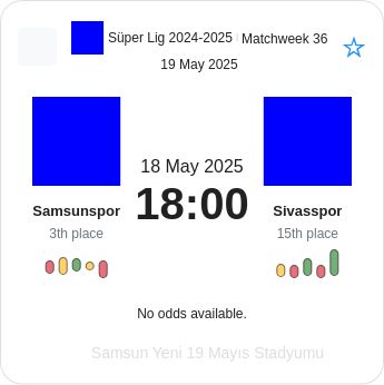 Samsunspor - Sivasspor ?:? - 2025-05-18 4 featured image 55236