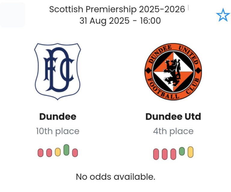 Dundee - Dundee Utd ?:? - 2025-08-31 1 featured image 193048