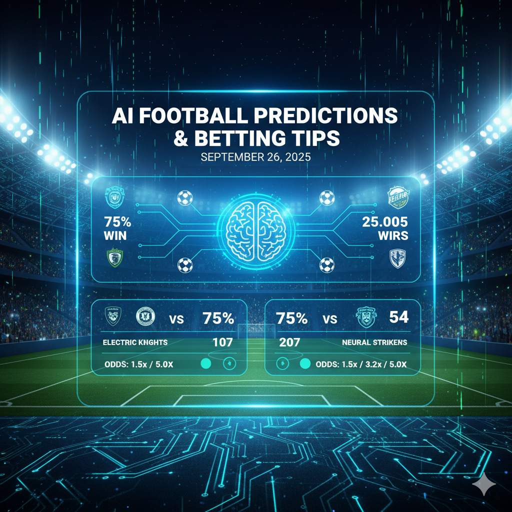 AI Football Predictions & Betting Tips for September 26, 2025 - eScored