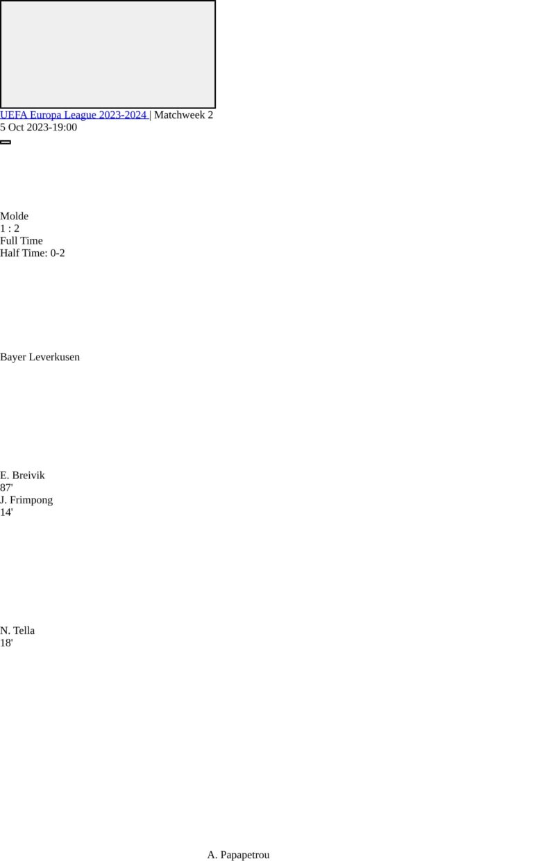 Molde - Bayer Leverkusen ?:? - 2023-10-05 1 featured image 154234