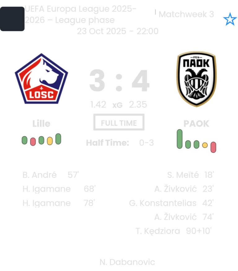 Lille - PAOK ?:? - 2025-10-23 1 featured image 202286