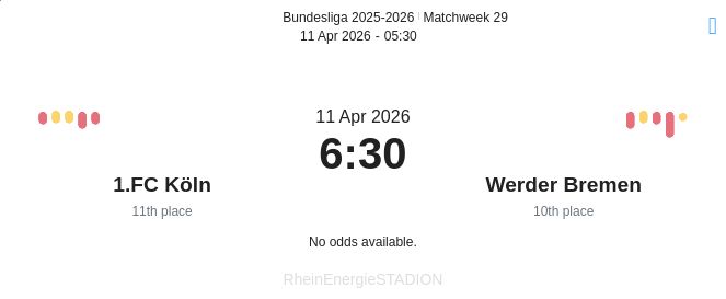 1.FC Köln - Werder Bremen ?:? - 2026-04-10 3 featured image 190366