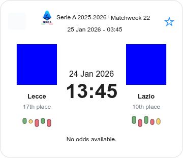 Lecce - Lazio ?:? - 2026-01-24 2 featured image 190636