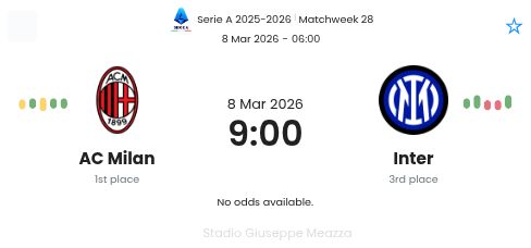 AC Milan - Inter ?:? - 2026-03-08 2 featured image 190689