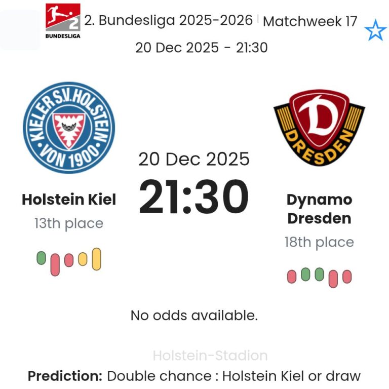 Holstein Kiel - Dynamo Dresden ?:? - 2025-12-20 10 featured image 195494
