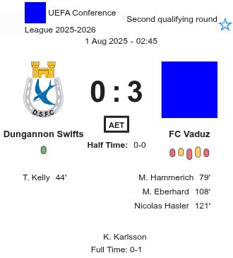 Dungannon Swifts - FC Vaduz ?:? - 2025-07-31 1 featured image 198318
